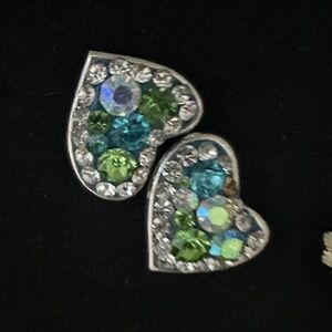 Vintage heart earrings